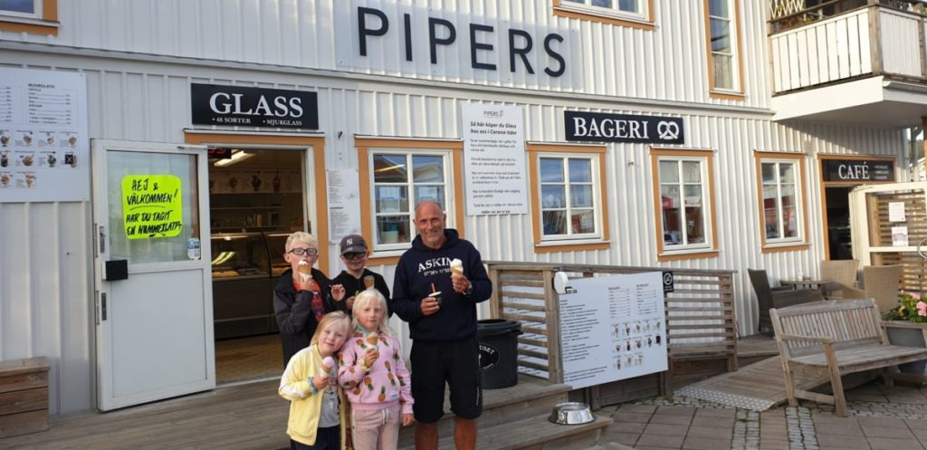 Pipers glass. Ett måste